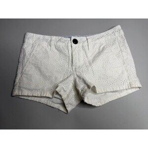 SO White Eyelet Shorts – Size 0